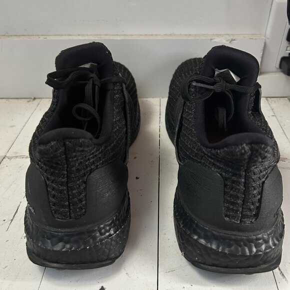 adidas Mens Black Lace Up Sneakers Size 9 - Picture 3 of 10